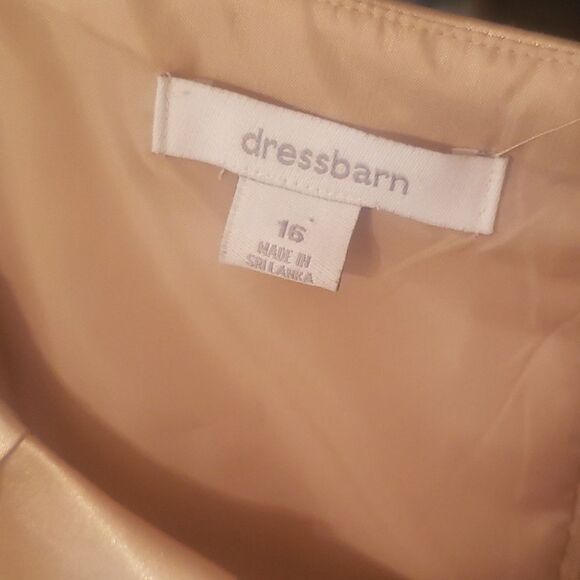 Lovely Dressbarn Formal Dress with Belt - Black and Cream - Sz 16 - Picture 3 of 5